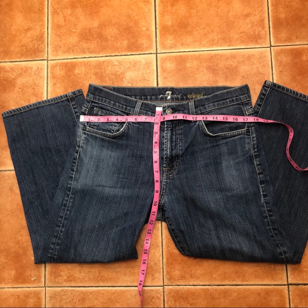 7 for all mankind relaxed jeans sz 33 - Picture 4 of 5